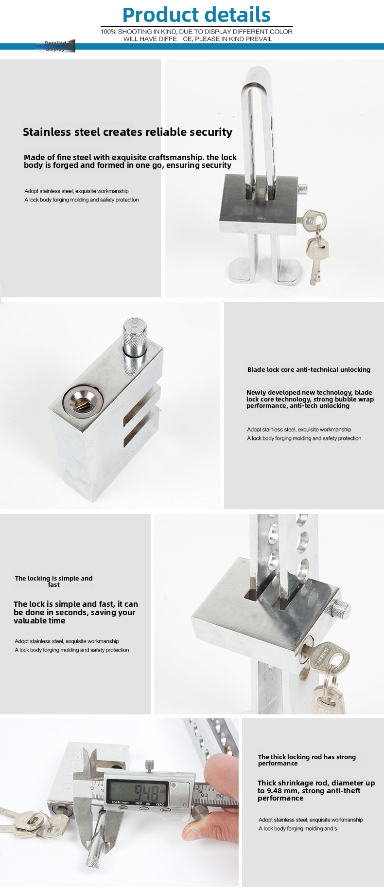 Direct Clutch Throttle Brake Stainless Steel Material Suitable For Various Car Models Anti-theft Lock_autovado.com