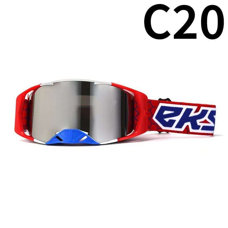 Motorcycle Goggles For Off-Road Riding – Windproof & Anti-Dust Sports Sunglasses With Interchangeable Lenses_autovado.com