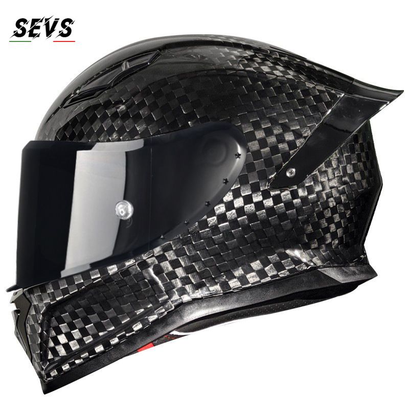 DOT-Certified Carbon Fiber Full-Face Motorcycle Helmet – Ultra-Lightweight 3K/12K/Forged Carbon With Bluetooth, All-Season Riding Protection (M-XXL)_autovado.com