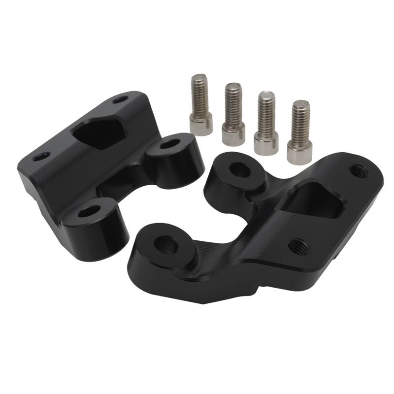 E-Bike Footpeg Lowering Bracket Kit - Heavy-Duty CNC Aluminum Alloy - Compatible With Most Electric Dirt Bikes (Black/Red/Silver/Blue/Gold/Orange)_autovado.com