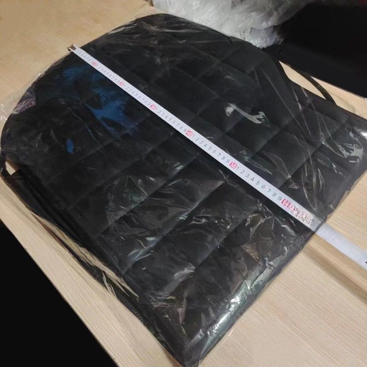 Winter car seat cushion no backrest square embroidered plush tie-free warm three-piece front and rear row single seat cushion_autovado.com