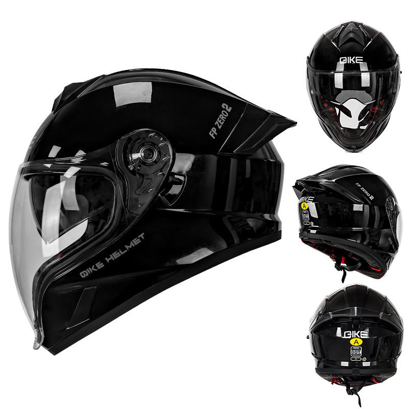 Cycling With Dual Lenses Men Women, Large Tail Wing, 3C Motorcycle Riding, Cool And Personalized Safety Full Helmet For_autovado.com