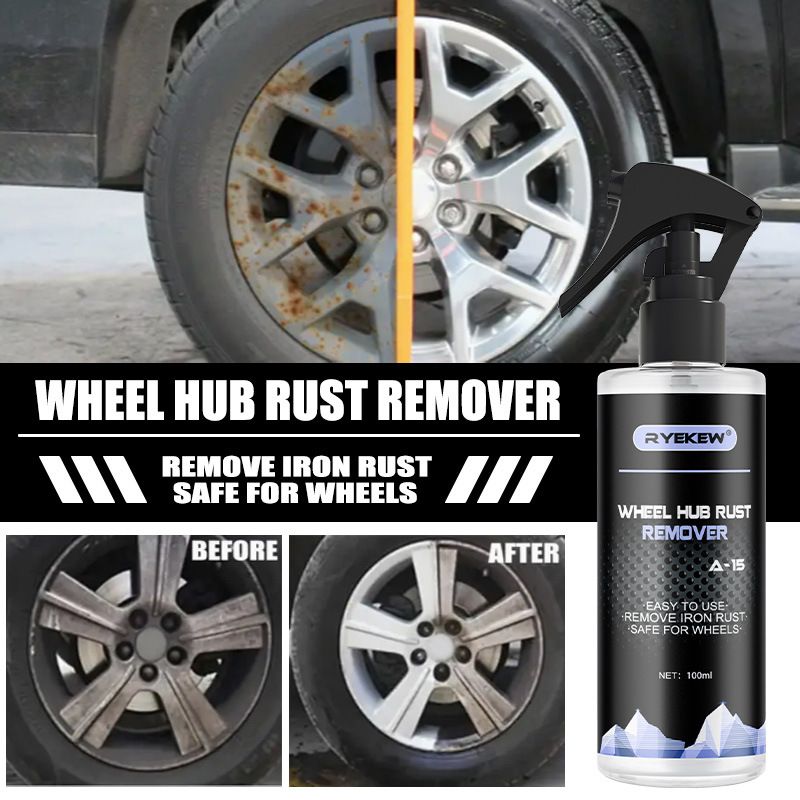 Ryekew Cleaner Decontamination Oxidation Layer Yellowing Wheel Refurbishment Agent Aluminum Alloy Cleaning Rust Remover_autovado.com