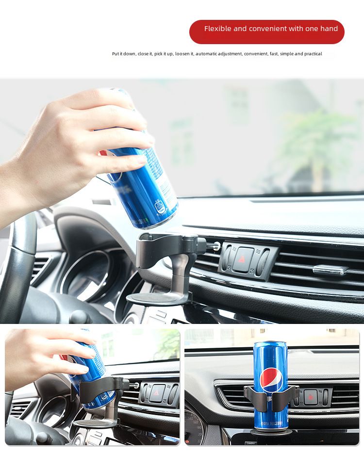 Car air outlet water cup holder Car multi-function beverage cup holder water cup holder_autovado.com