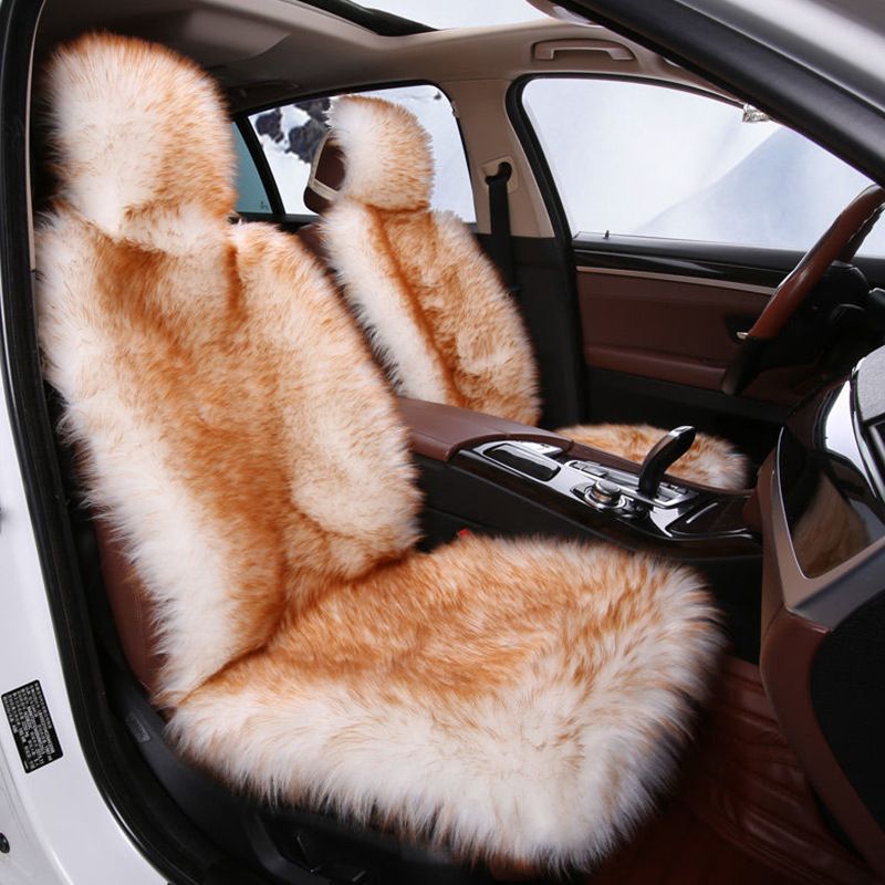 Plush Seat Cushion With Backrest Universal Seat Cushion Seat Cover_autovado.com