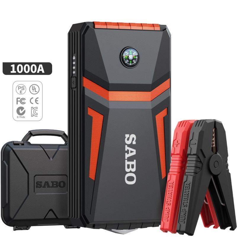 Power Bank 1000mAh Jumper Car Battery Jump Starter_autovado.com