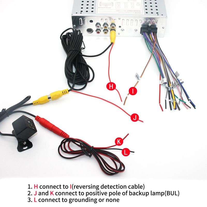 car HD rear view camera reversing image night vision waterproof LED light car camera_autovado.com