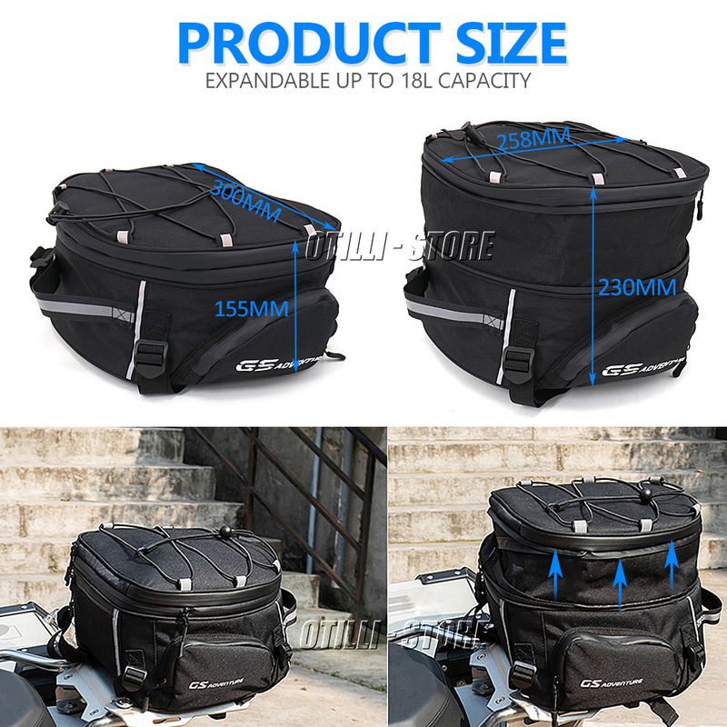 Suitable For R1250GS R1300GS Motorcycle Accessories Rear Luggage Rack Toolkit Storage Bag_autovado.com