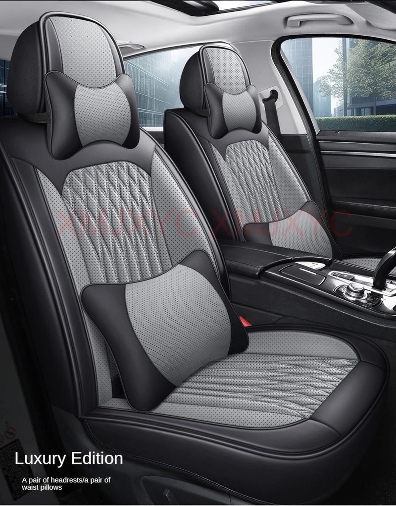 Pu Leather Universal Car Seat Cover For TOYOTA Corolla Camry RAV4 CHR Highlander Land Cuirser Prado Interior Accessories_autovado.com