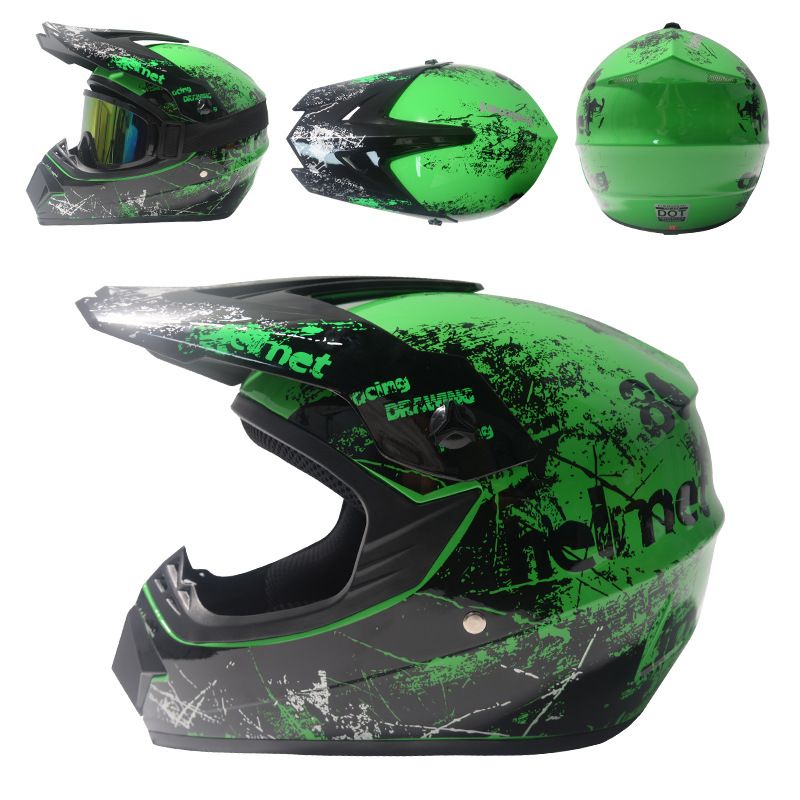 New Flower Mountain Bike Cross Country Helmet ATV Helmet Speed Down Tot Teen Kart_autovado.com