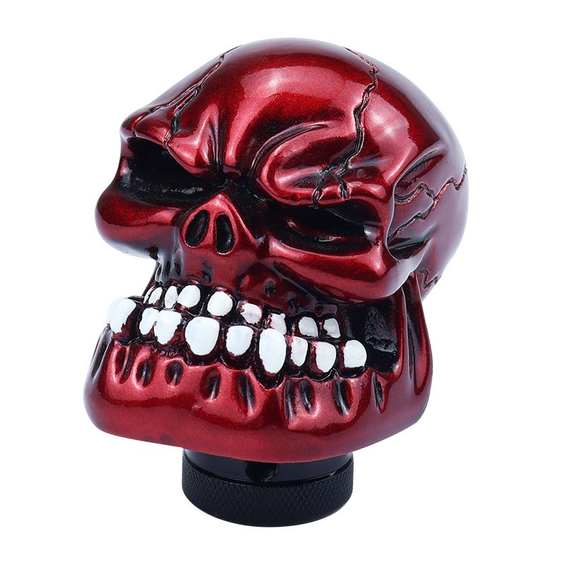 Car Personalized Modification Big Tooth Ghost Skull Universal Shift Handle Gear Knob_autovado.com