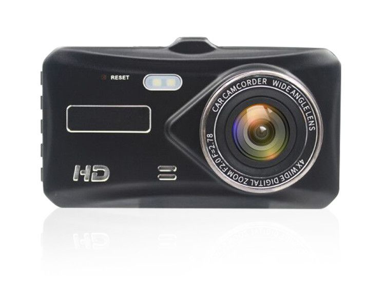 4-inch touch screen driving recorder 1080P front and rear double recording zinc alloy shell in stock hidden mirror_autovado.com