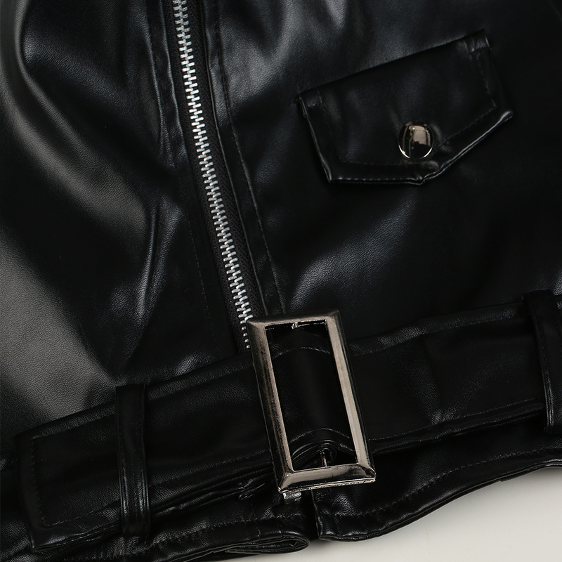 Men's autumn and winter new leather jacket with fashionable lapel zipper motorcycle leather jacket_autovado.com