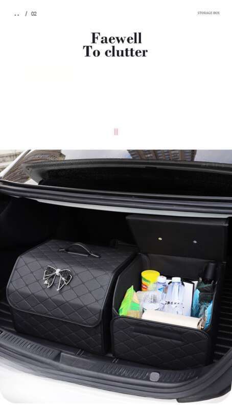 Xiaoxiangfeng Trunk Storage Box, Mounted Artifact, Organizer, Car Interior Box Supplies, Complete Collection Of Leather_autovado.com