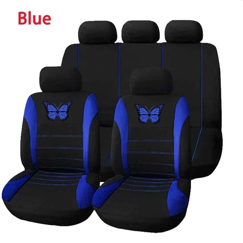 Butterfly Universal Cover Protection SUV Seat Protecto Covers Women Car Interior Accessories_autovado.com