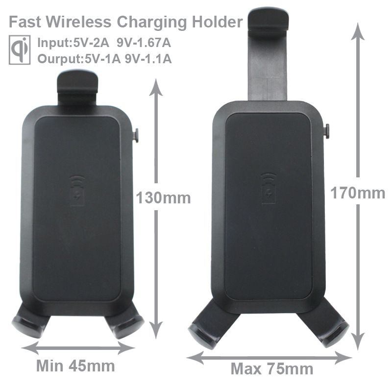 Wireless charging mobile phone holder wireless charging, Universal_autovado.com