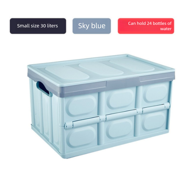 Car Multi-Functional Trunk Organizer Large Foldable Home Storage Box For Clothes With LOGO Printing_autovado.com