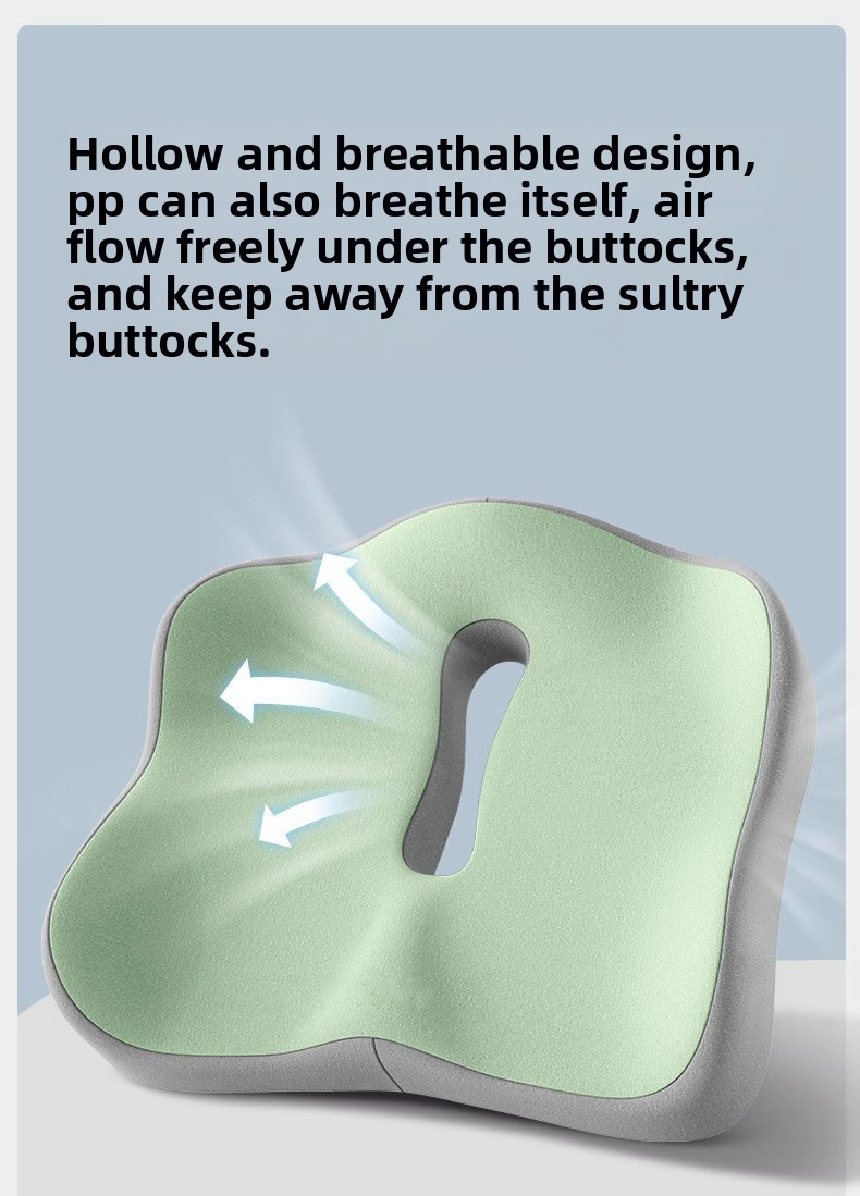 Memory Seat Tailspine Decompression Foam Car Massage Lumbar Spine Orthopedic Breathable Cushion_autovado.com