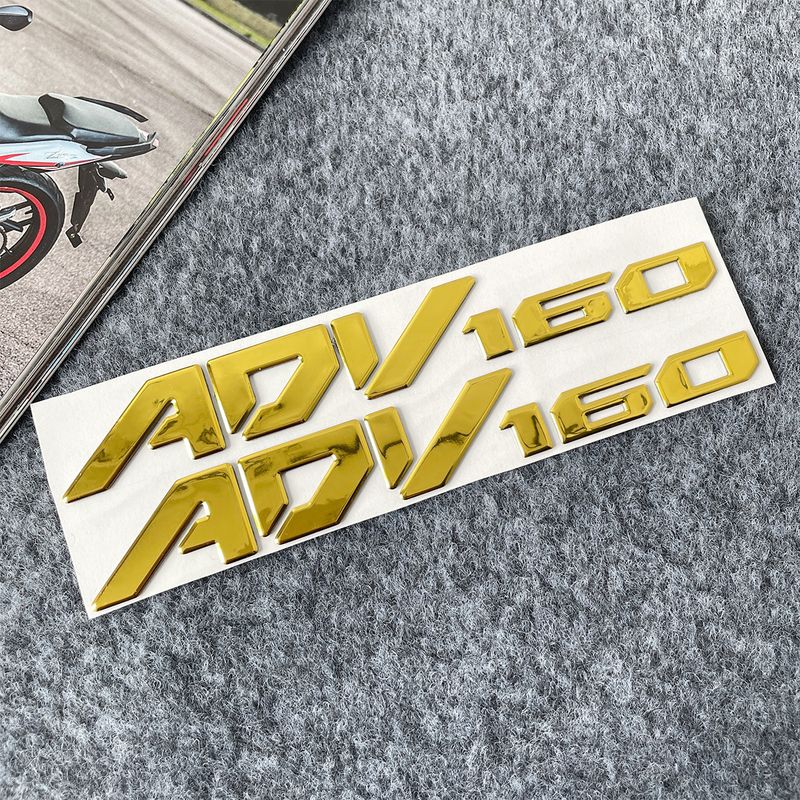 Suitable For Honda ADV 160 Motorcycle 3D Stereoscopic Soft Adhesive Waterproof Modification Body Decorative Sticker_autovado.com