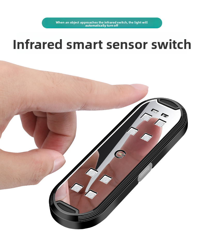 Car Warning Door Lighting LED Colorful Flashing Atmosphere Welcome Anti-Collision Anti-Rear-End Light No Wiring Required_autovado.com