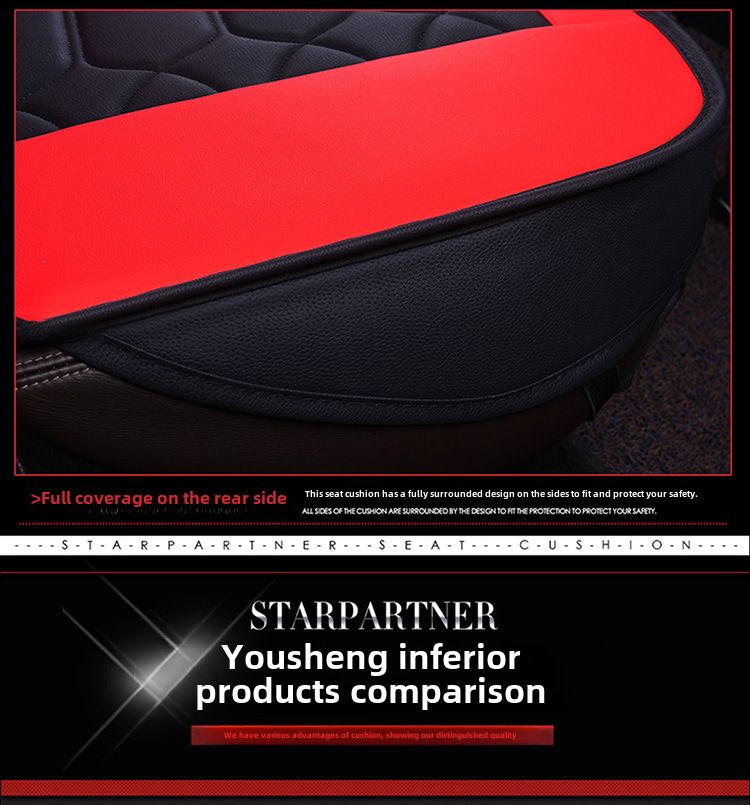 All-inclusive 9D leather car seat cover four seasons fashion sports seat cover New interior supplies_autovado.com
