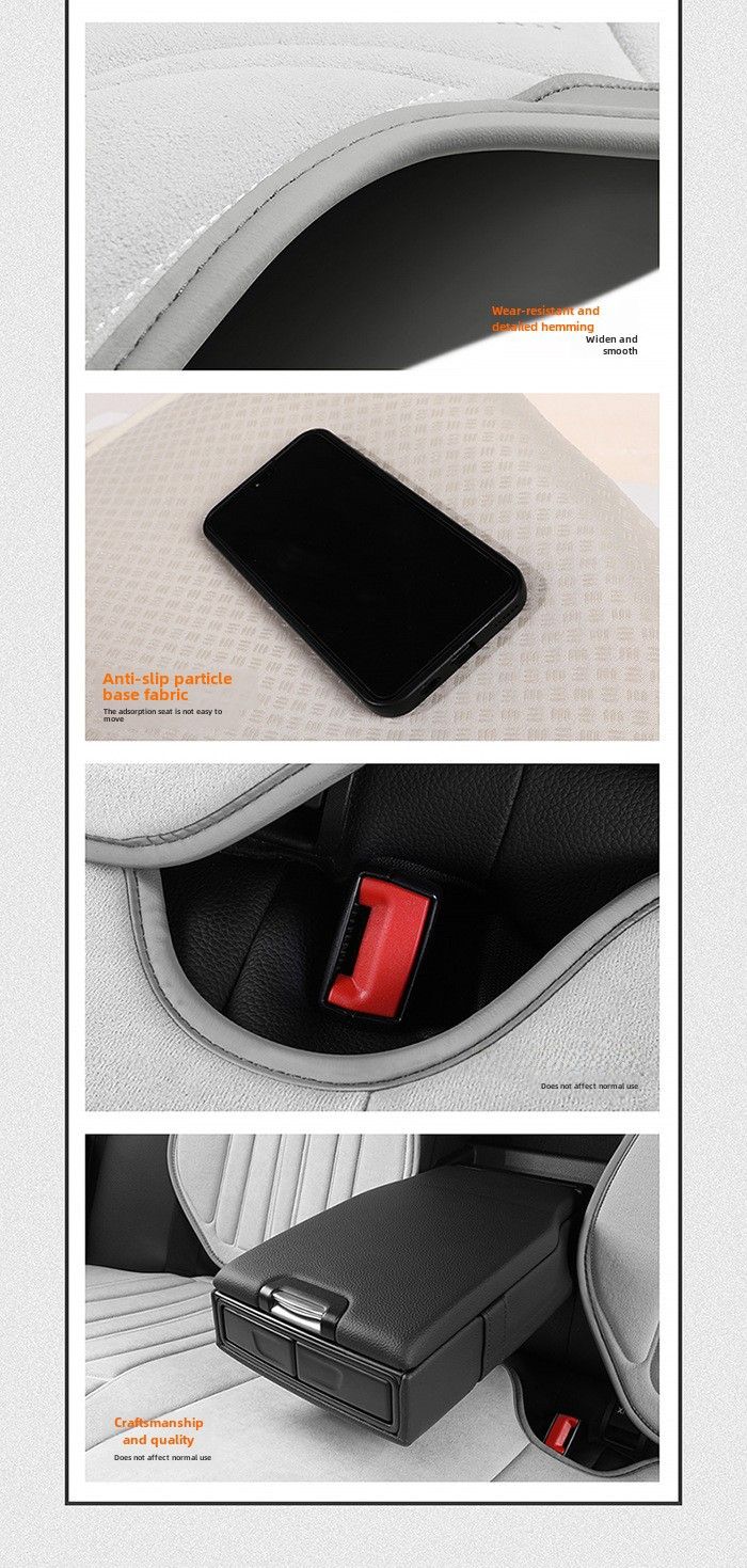 New Four Seasons universal car cushion car seat cover autumn and winter plush seat cushion suede saddle cushion breathable car cushion_autovado.com