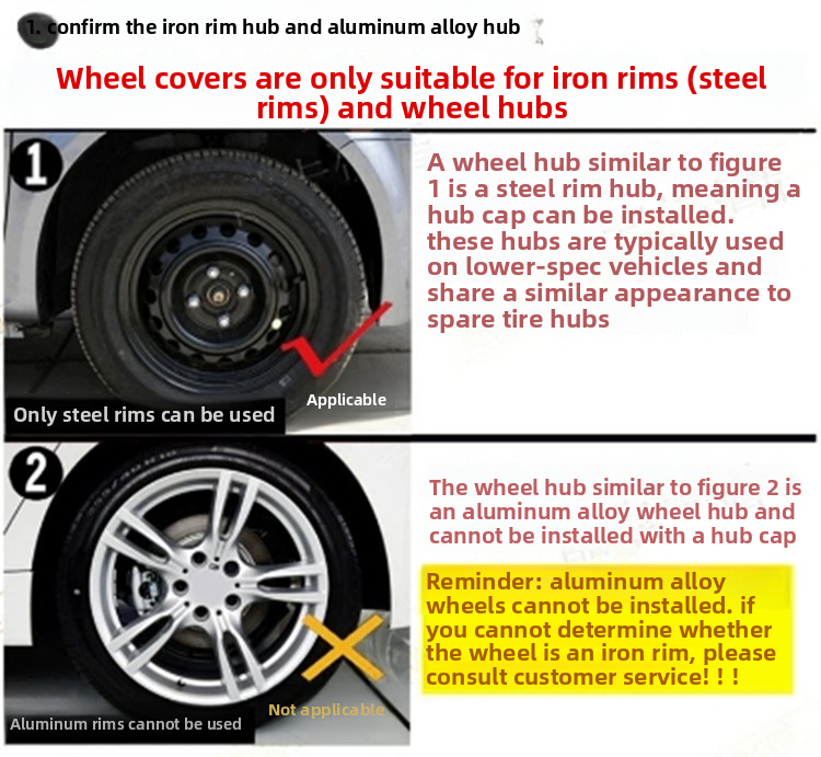 Car 12, 13, 14, 15, 16, 17 Inch Iron Steel Ring Wheel Hub Special Decorative Cover Modified Universal_autovado.com