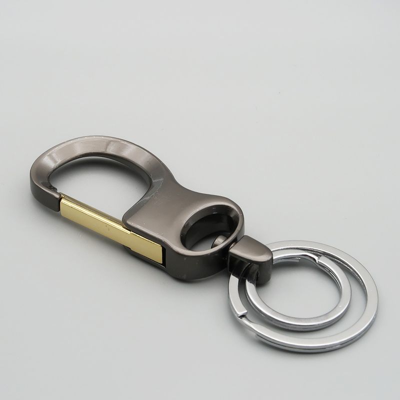Multifunctional Creative Bottle Opener Knife Keychain Men's Business Waist Hanging Zinc Alloy Laser Engraved Key Ring_autovado.com