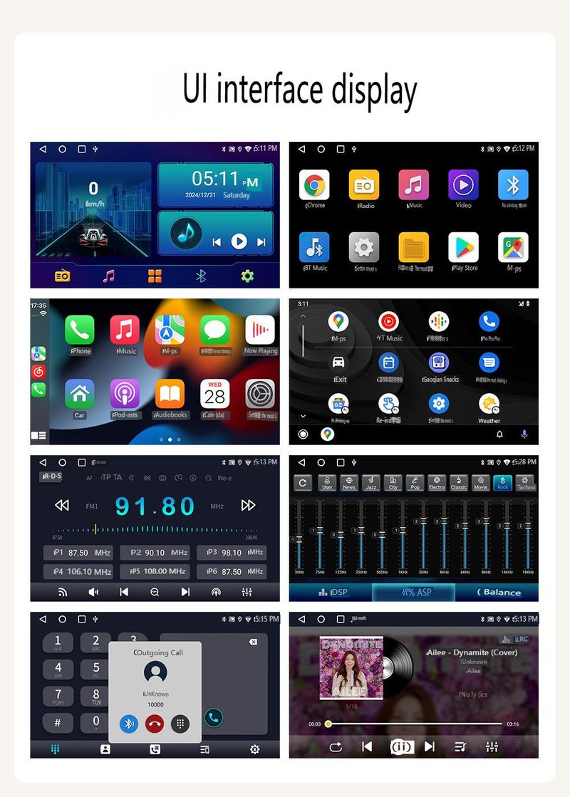 10.1" Universal Android Car Stereo With HD Backup Camera - 4G Octa-Core Touchscreen GPS Navigation System, Wireless CarPlay/Android Auto, Bluetooth 5_autovado.com