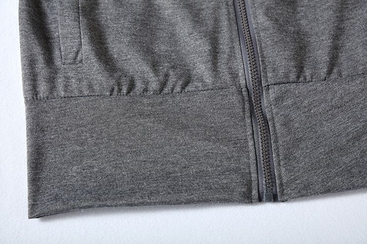 Women's Clothing women's sweatshirt zipper color matching print hooded long sleeved jacket_autovado.com