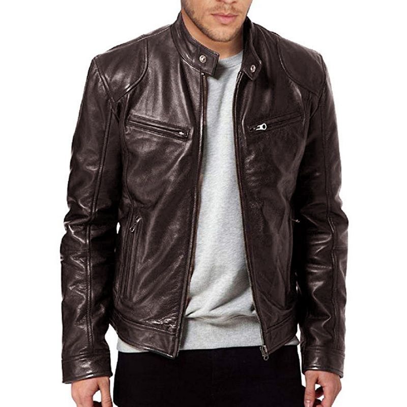 Leather Jacket Men Men's Leather Jackets_autovado.com