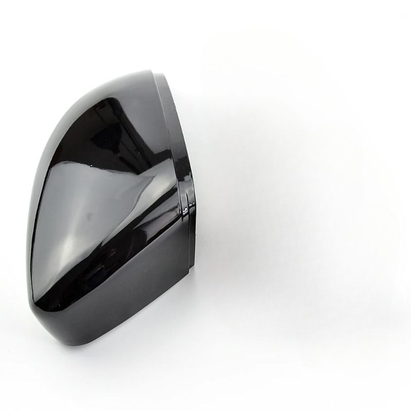 Black Side Wing Mirror Cover For VW Passat B7 CC Scirocco MK3 Jetta MK6 EOS Beetle R Trim Caps Case Rearview replace_autovado.com