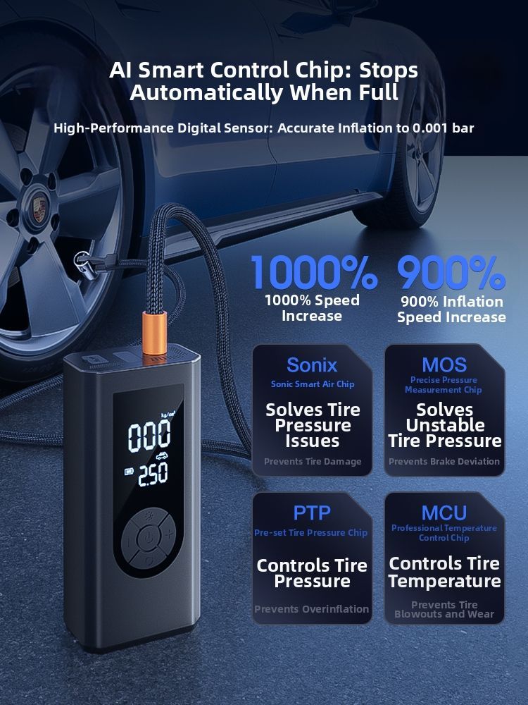ZHINANCHE.| Inflator & Emergency Power Starter For Car Batteries_autovado.com
