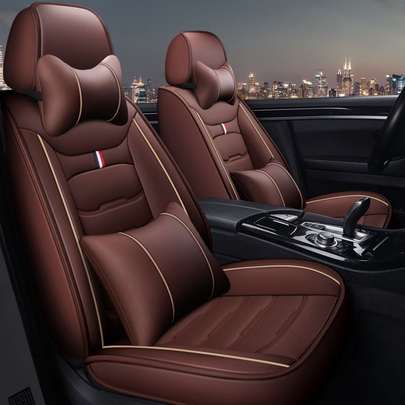 2021 new car seat cushion is suitable for overseas websites to send full leather seat cushion four seasons universal car cover wholesale_autovado.com