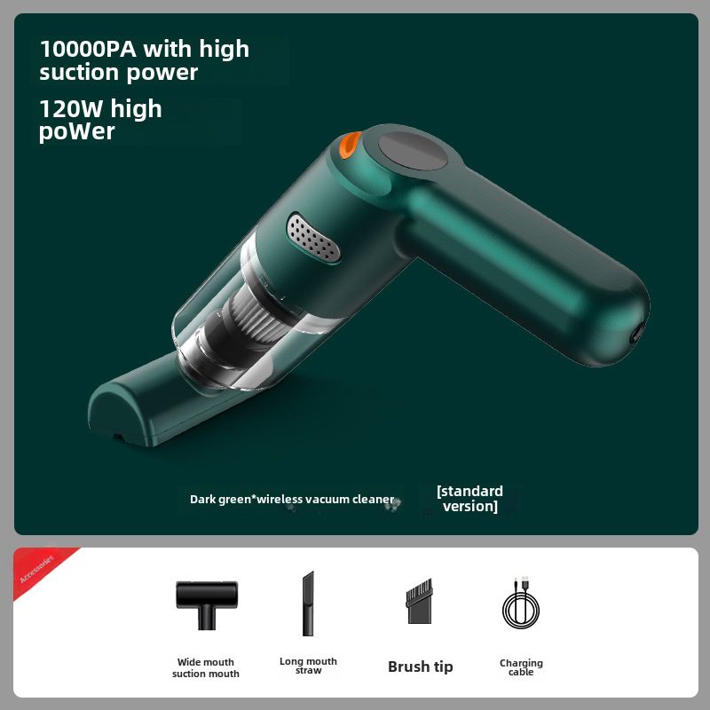 Car Vacuum Cleaner Car Wireless Charging Car Household Handheld Small Car Mini High Power Suction_autovado.com