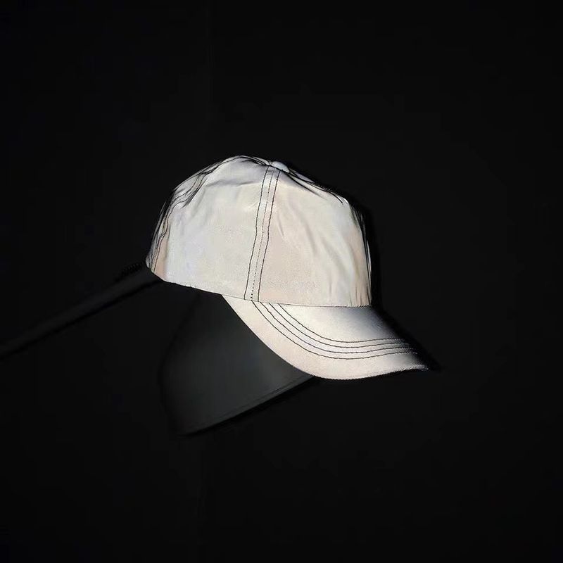 Hot Sale New Outdoor Sports Snapback Cap Club Party Sier Luminous Fishing Caps Man Woman Adult Reflective Baseball Hat_autovado.com
