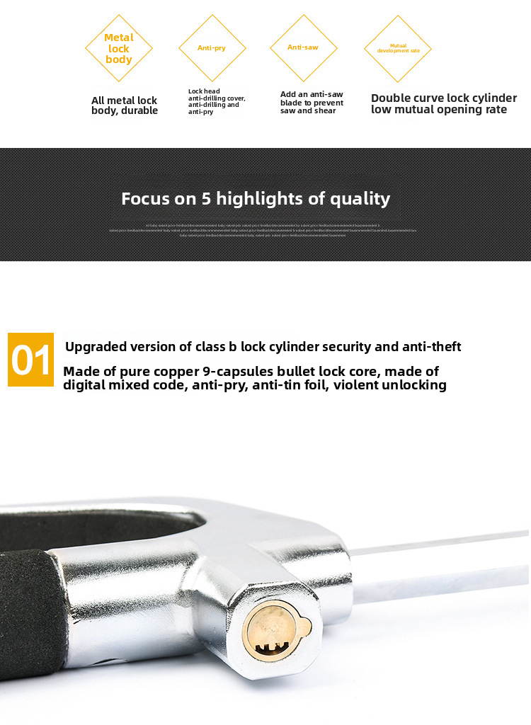 New Car Steering Wheel Multifunctional Adjustable Telescopic Security Anti-theft Thickened Window-breaking Metal_autovado.com