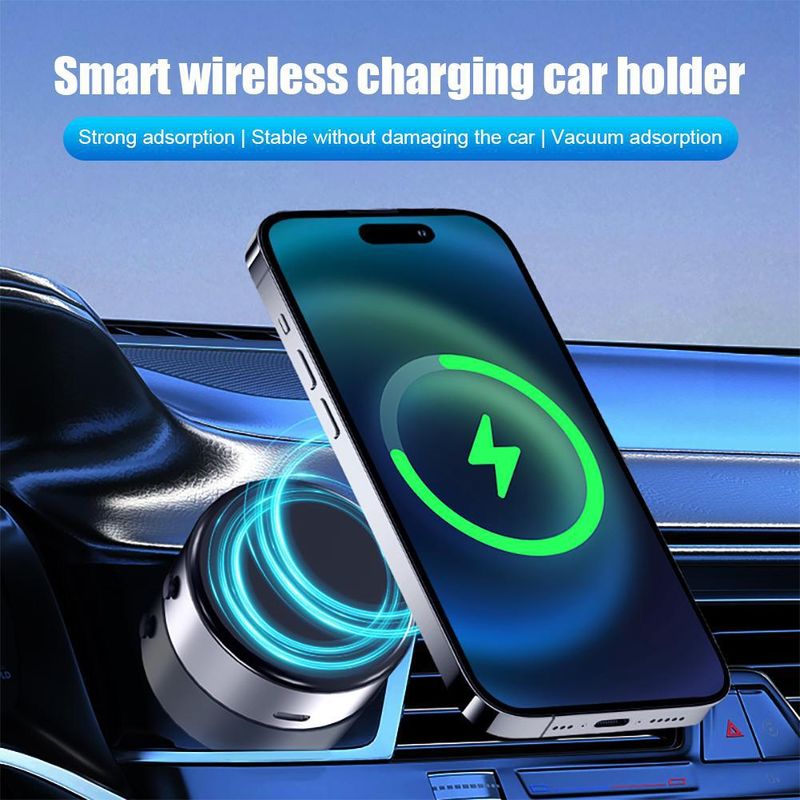 vacuum Adsorption Super Stable Suction Cup Car Rotation Adjustment Navigation Support Live Broadcast Bracket_autovado.com