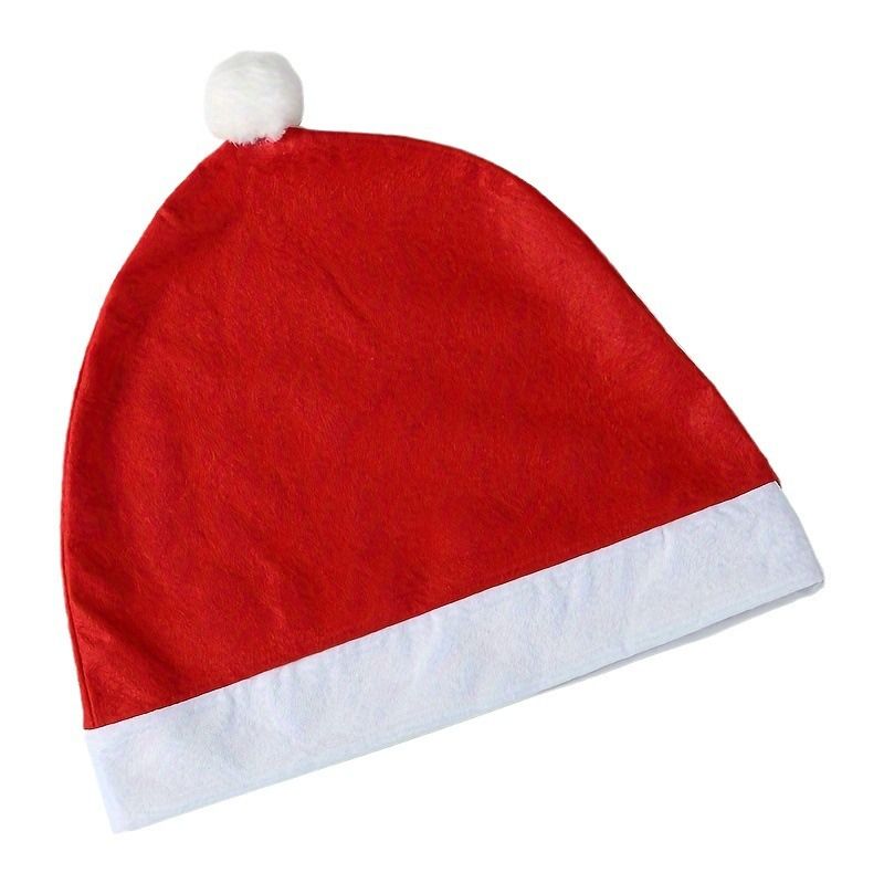 Christmas Car Seat Santa Hat Cross-Border Hot-Selling Headrest Cover Decorative Supplies Scene Setup Props_autovado.com