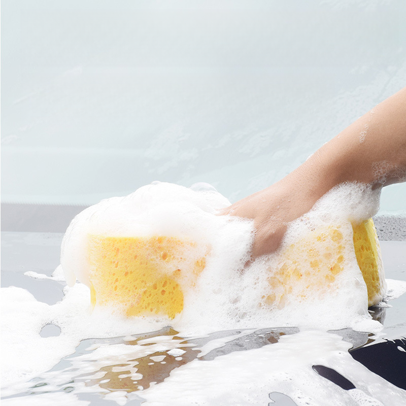 Car Large Size, Sponge, Water Absorbing, Thickened Honeycomb Sponge Block, Washing Tool, Car Cleaning Tool_autovado.com