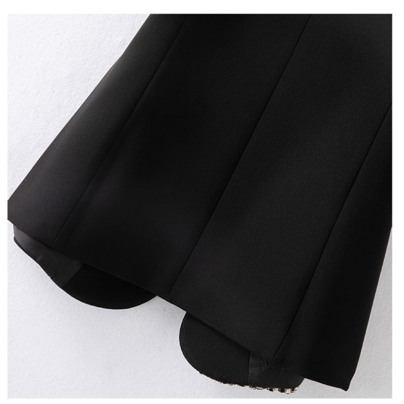 Women's Clothing round neck vest new design slim fit plaid vest outer wear waistcoat _autovado.com