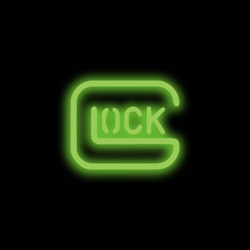 personality fashion creative stickers GLOCK English letters car stickers pattern_autovado.com