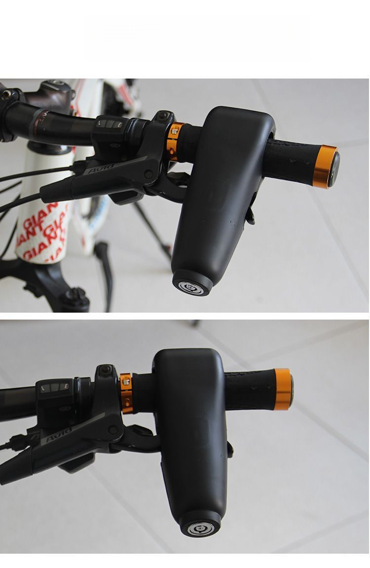 Anti-Theft Front Electric Bike Motorcycle Bicycle Handlebar Alarm Handbrake Brake Lock_autovado.com