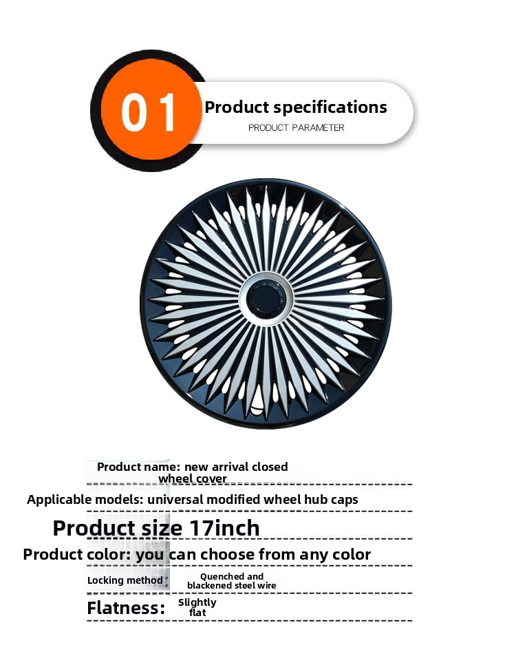 Car 12, 13, 14, 15, 16, 17 Inch Iron Steel Ring Wheel Hub Special Decorative Cover Modified Universal_autovado.com