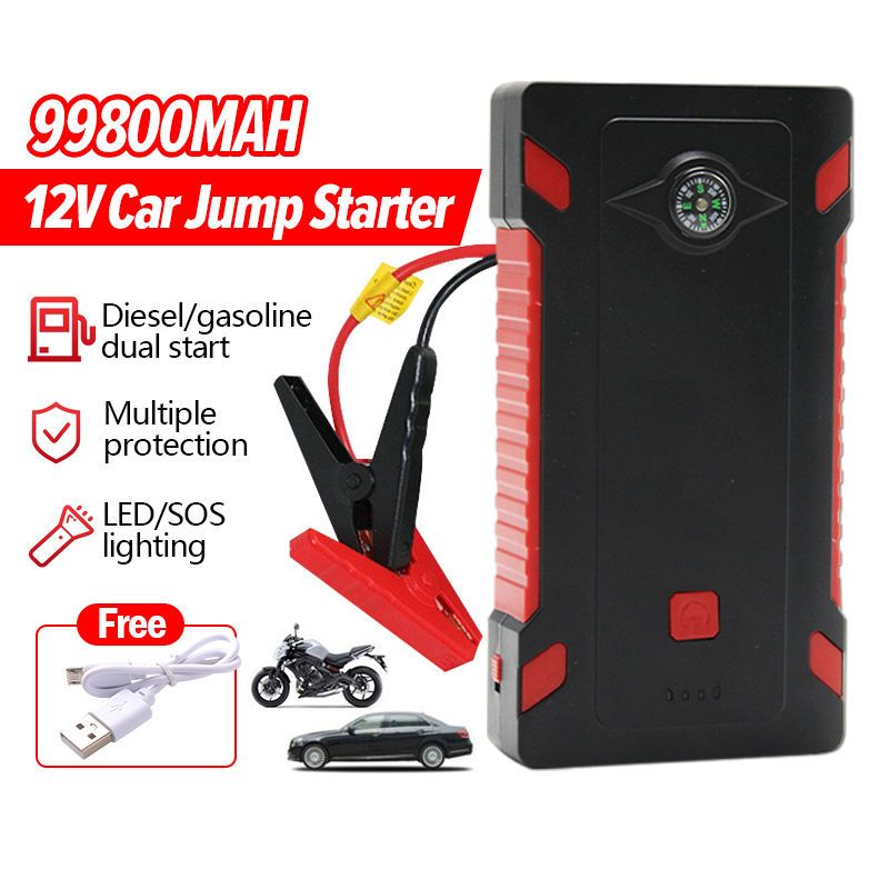 99800mAh Jumper Bank Jump Start Powerbank Battery Charger Car Emergency Starter Power Supply_autovado.com
