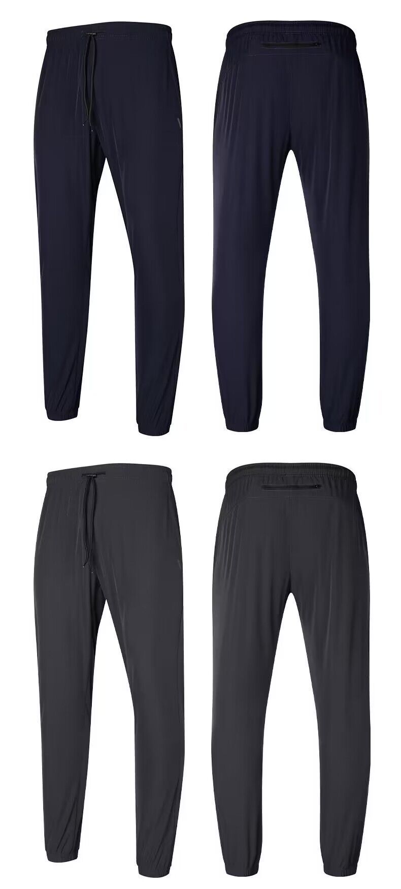 Men's Clothing Sports Trousers Thin Fitness Running Casual Pants Slim Elastic Quick-Drying Breathable Trousers_autovado.com