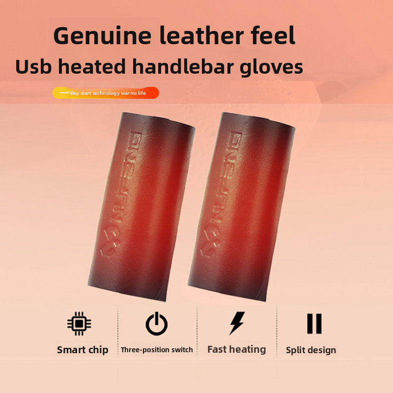 Kangre USB Motorcycle Heated Handlebar Muffs 5V Charging Three-speed Temperature Adjustment Battery Electric Vehicle_autovado.com