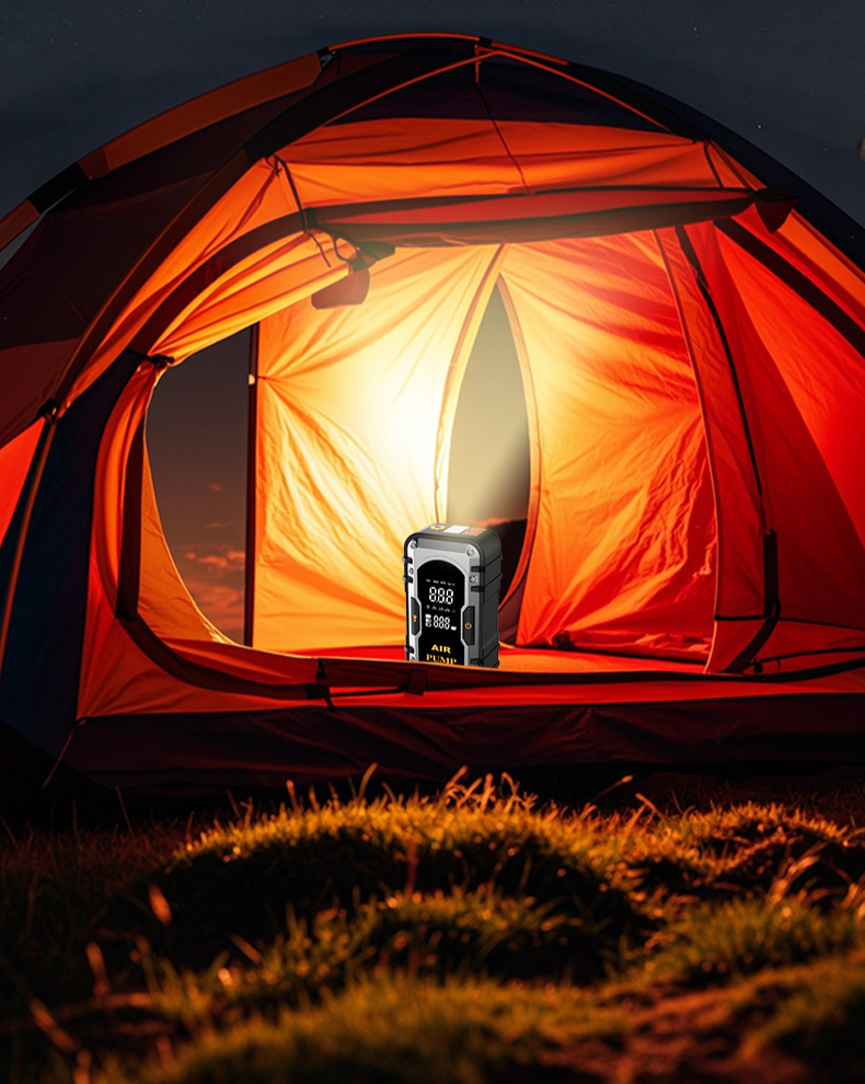 Car Emergency Jump Air Pump Integrated Multi-Function Portable Battery Ignition Starter Power Bank_autovado.com