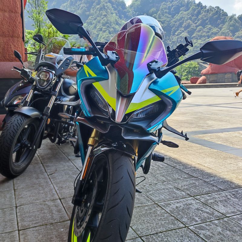 Suitable For Chunfeng 250SR Competitive Fixed Wing Lower Lip Spoiler Side Wind Blade Motorcycle Modification Accessories_autovado.com