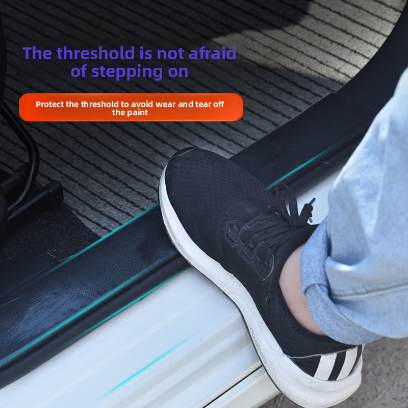 Car Threshold Anti Stepping Sticker, Car Mounted Invisible Transparent Bumper, Anti-collision Strip, Body Protection,_autovado.com